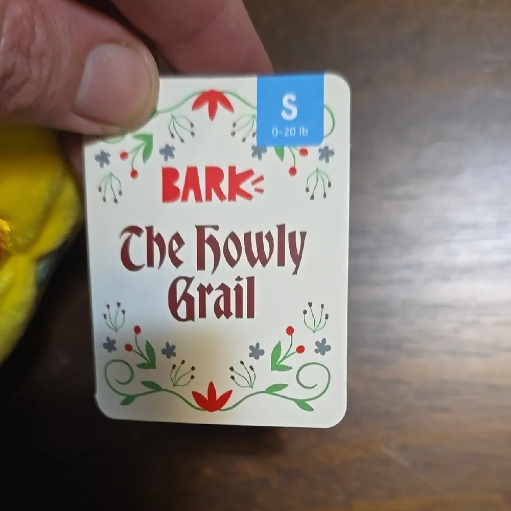 BARK NWT The Howly Grail Small‎ 0-20Pounds